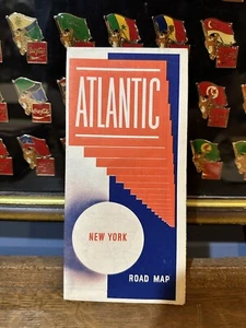 1941 Atlantic Road Map: New York USED - Picture 1 of 2