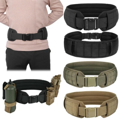 Cinturón Militar Multiusos Molle Acolchado Patrulla Cinturón Combate Batalla Cinturón Foto 1 de 4