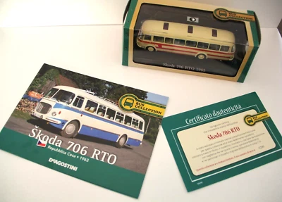 ATLAS COLLECTION 1:72 BUS DIE CAST SKODA 706 RTO 1963 CREMA 116 EDI 2 - Immagine 1 di 2