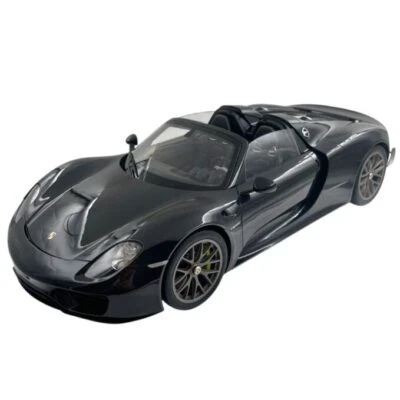 Modellino Auto Autoart 1/12 Porsche 918 Spyder Black - Immagine 1 di 4