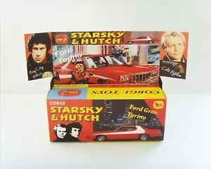 CORGI TOYS Nº292 - STARSKY & HUTCH - Caja repro personalizada y respaldo de exhibición SOLAMENTE. - Imagen 1 de 4