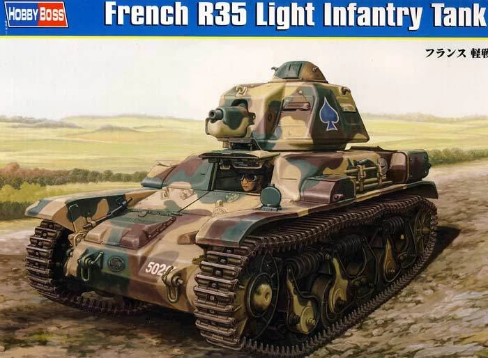 Hobbyboss Renault R35 R 35 Lumière Infanterie Réservoir 1:3 5 Modèle-kit — 第 1/1 张图片