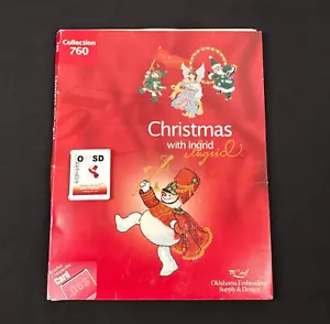 Biglietto Natale con disegni ricamo Ingrid #760 per Brother Baby Lock Deco - Foto 1 di 8