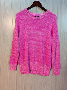 Torrid Sweater Womens Plus SIZE 1 Long Sleeve Pullover Knit Pink Color Changing - Picture 1 of 7