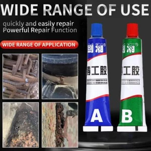 Industrial Metal Repair Paste Glue Heat Resistance Adhesive Cold Weld 20g◁ - Bild 1 von 6