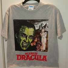 Hammer House of Horror Scars of Dracula Cropped Tee Shirt Size M Halloween New!
