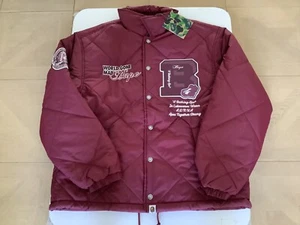 Authentic a bathing ape bape bape patch coach jacket red M new - Picture 1 of 11