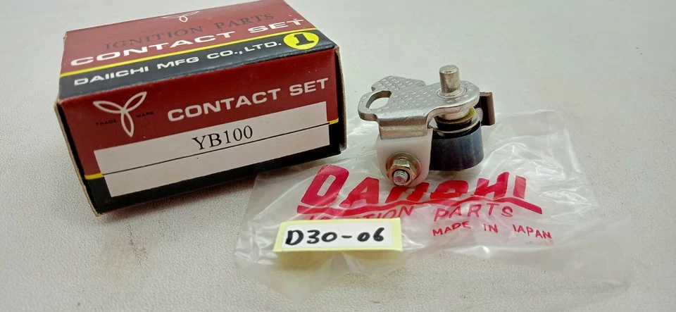 YAMAHA YB100 YL2 YL2G RX125 RS100 DX LS3 FS1 YZ80 CONJUNTO DE INTERRUPTOR DE CONTACTO DE PUNTO Foto 1 de 4