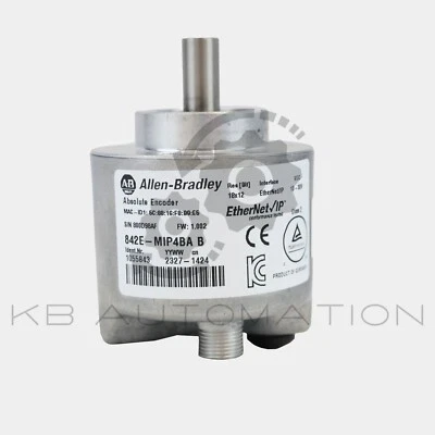 842E-MIP4BA Allen-Bradley EtherNet/IP absolute multi-turn encoder, solid shaft - Image 1 of 4