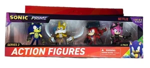 Sonic Prime Series 2 Collection 4 Pack Action Figures 3-Inch Toys Netflix Sega - Picture 1 of 5