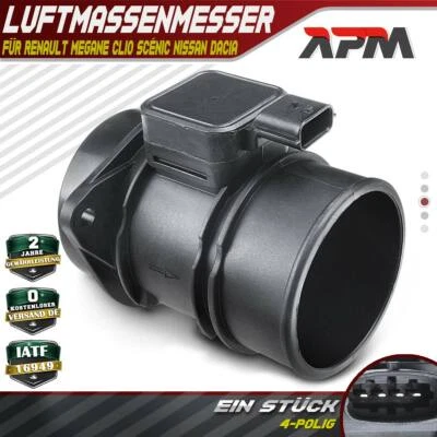 Mass Air Flow Sensor For Renault Megane III Clio III IV Scénic III Nissan Dacia dci - Image 1 of 4