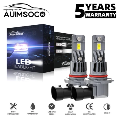 For Ford Ranger Pickup 2019 2020 2021 9005 LED Headlight Bulbs HB3 High Beam 2x - Image 1 of 4