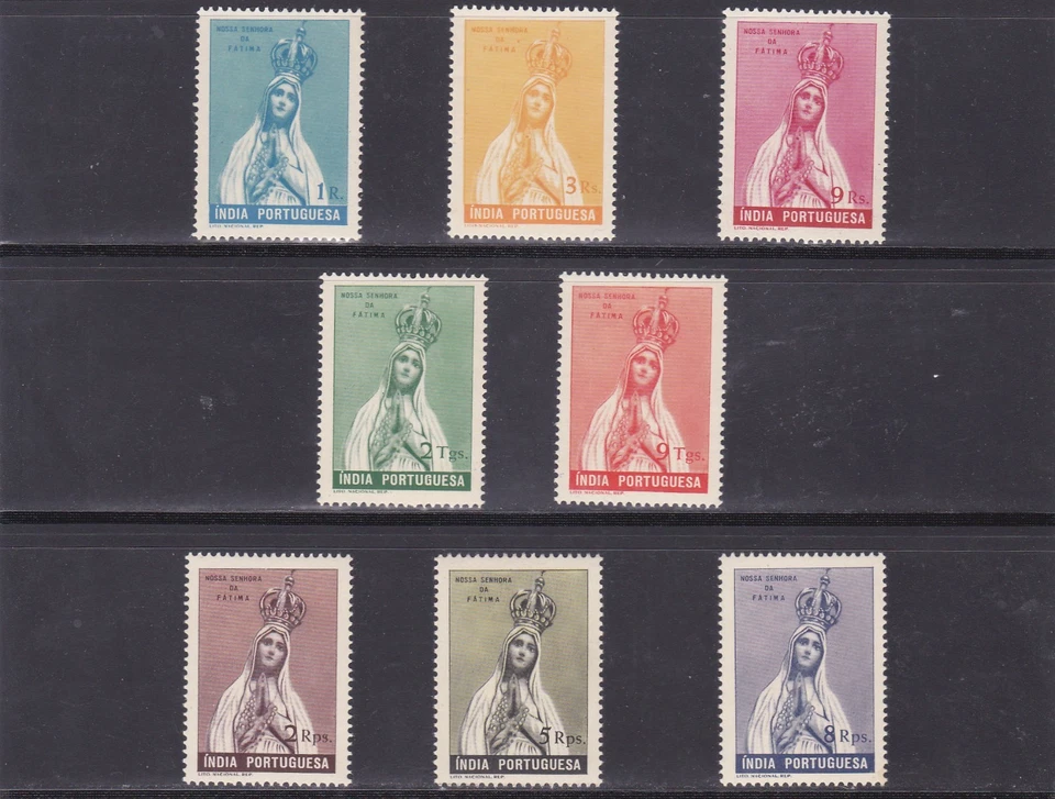 PORTUGUESE INDIA SET NOSSA SENHORA DE FATIMA  (1949) - Image 1 of 1