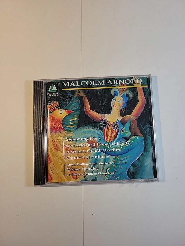 Markham, Richar Malcolm Arnold: Symphony No. 2; Concerto for 2 Pianos 3 Han (CD) Foto 1 de 4