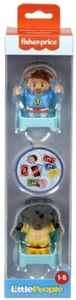 Fisher-Price Little People Card Game Figure Set - HHR45 ~ Includes 2 Little Peop - Picture 1 of 3