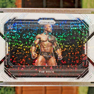 The Rock - 2023 Panini Prizm WWE - White Sparkle Prizm (SSP)!