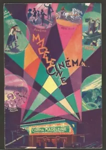 Programa de Francia Madeleine Cinema John Gilbert Renee Adoree - Imagen 1 de 2