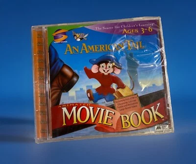 An American Tail Animated Movie Book (PC, 1998) By Sound Source Computer Game - Image 1 of 2