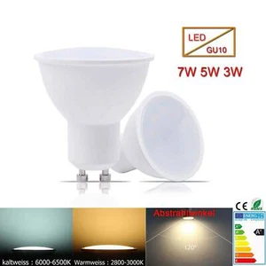 1-30x GU10 LED Warmweiß Kaltweiß Spot Sparlampe Glühbirne Leuchtmittel Strahler - Bild 1 von 7