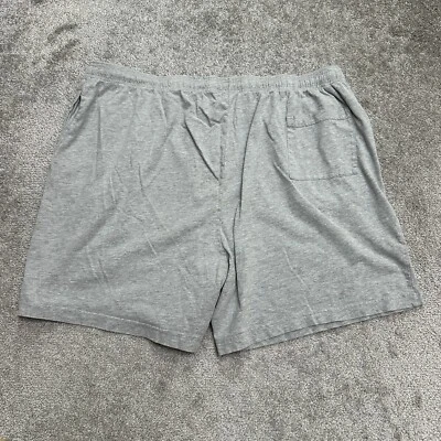Haband Sweat Shorts Mens XX Gray Elastic Waist Drawstring Cotton Pocket Casual - Image 1 of 4