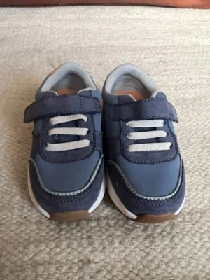 Tenis antiguos azul marino unisex de lona azul bloqueado de color para niños pequeños talla 7 Foto 1 de 4
