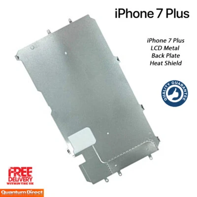 IPHONE 7 Plus LCD Metallo Calore Protezione Piastra Posteriore Stock GB - Immagine 1 di 2