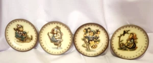 Goebel MJ Hummel Miniteller (miniature plates) 5th,6th,7th & 8th of 25, Set of 4 - Picture 1 of 9