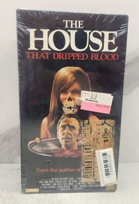 The House That Dripped Blood VHS Horror Thriller Christopher Lee Cult - Image 1 of 4