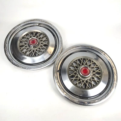 Par de tapacubos Ford Maverick Granada 1975-1980 14" - Mercury Monarch OEM vintage Foto 1 de 4