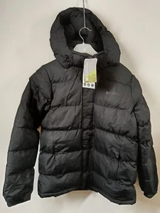 Abrigo Mountain Warehouse ISo Calor Negro Resistente al Agua Edad 13 años Nuevo con Etiquetas   - Imagen 1 de 11