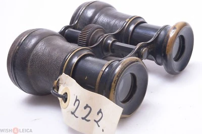 ✅ BINOCULARS OPERA GLASSES GILILEAN DOUBLE TELESCOPE DORROR BRAUN MUNCHEN BRASS  - Image 1 of 4