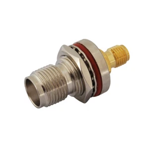 10x ANTENNA TNC Female bulkhead O-ring Panel Mount to SMA Jack RF Coax Adapter - Picture 1 of 4