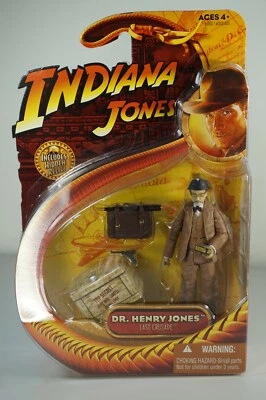 Hasbro Indiana Jones and the Last Crusade Dr Henry Jones Action Figure MOC - Image 1 of 3