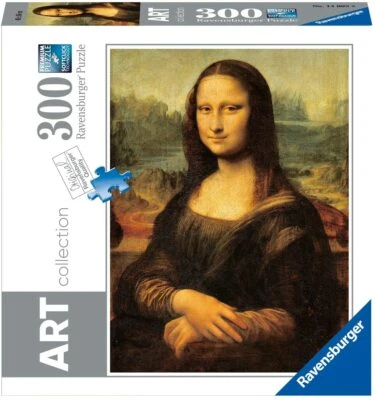 RAVENSBURGER ART COLLECTION PUZZLE 300 PZ - L. DA VINCI: MONA LISA 49x36cm 14005 - Immagine 1 di 2