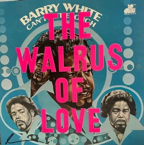Barry White x The Real Hackney Dave limited edition LP ( 1 of 9 ) ONLY 7 MADE - Picture 1 of 2