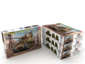 Hobby Boss US M4A1 76 W Tank Incl. Etched Parts Model Kit 1:48 New Boxed Tip Kit - Picture 1 of 1