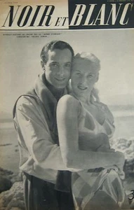 GEORGES GUETARY et THILDA TAMAR en COUVERTURE de NOIR et BLANC No 227 de 1949 - Picture 1 of 1