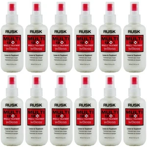 X12 RUSK W8LESS MULTI 12 IN 1 MIRACLE LEAVE-IN HAIR TREATMENT 6 OZ DAMAGE REPAIR - Picture 1 of 13
