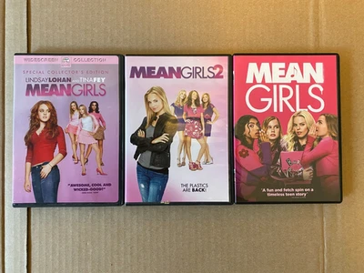 MEAN GIRLS TRILOGY DVD Collection! Lindsay Lohan, Rachel McAdams Amanda Seyfried Foto 1 de 2