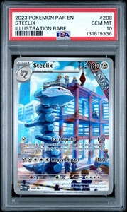 Steelix 208/182 SV04: Paradox Rift PAR EN - Ilustración Raro Holo - PSA 10 - Imagen 1 de 2