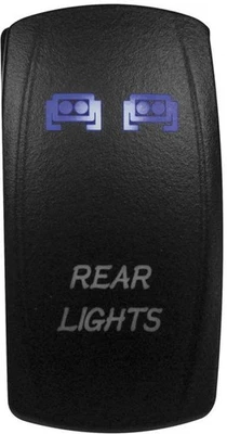 Dragonfire Rear Light On/Off Switch - Blue ATV/UTV 521391 dfr521391 - Image 1 of 3