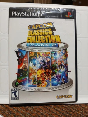 NEW SEALED Capcom Classics Collection Vol. 2 Sony PlayStation 2 PS2 BLACK LABEL  - Image 1 of 2