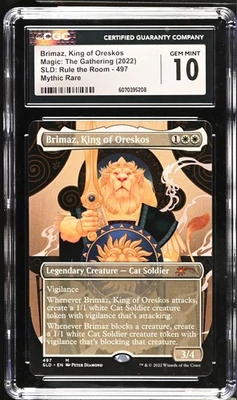 BRIMAZ, KING OF ORESKOS Secret Lair Mythic CGC 10 MTG [Nostalgium] - Image 1 of 2