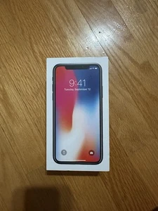 Apple iPhone X gris sidéral 64 Go MQA52LL/A boîte de rechange au détail uniquement sans téléphone - Photo 1 sur 2