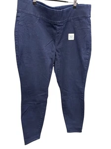 Old Navy Super Skinny Mid Rise Pull On Jeans Women’s Size 20 Plus NWT - Picture 1 of 6