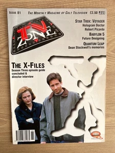 TV Zone Kult Fernsehmagazin Ausgabe:81 August 1996 Akte X Star Trek Voyager - Bild 1 von 3