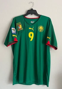Samuel Eto’o Puma Cameroon 2010 FIFA World Cup Jersey Large - Picture 1 of 5