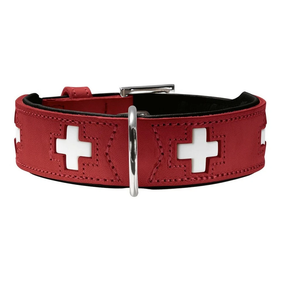 Hundehalsband Hunter Swiss 41-49 cm Rot/Schwarz - Bild 1 von 4