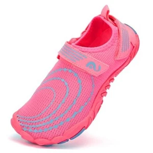 Kids Water Shoes Quick Dry Non-Slip Barefoot Shoes Swim 11 Little Kid Rose Red - Picture 1 of 7