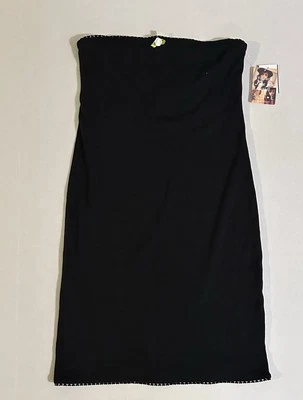 Mini Vestido Tubo Tejido Autoestima Juniors - Negro Talla Grande Nuevo Con Etiquetas  Foto 1 de 4
